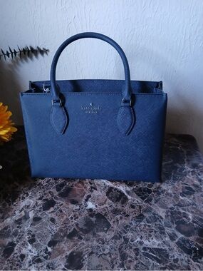 kate spade Midnight Blue Saffiano Leather Top-Handle Satchel